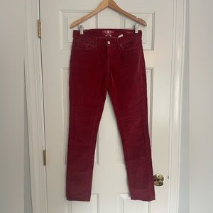 Lucky Brand Red Corduroy Jeans